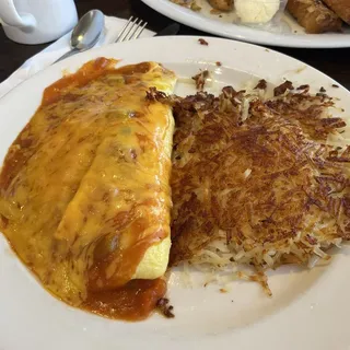Spanish Omelette and Cheddar