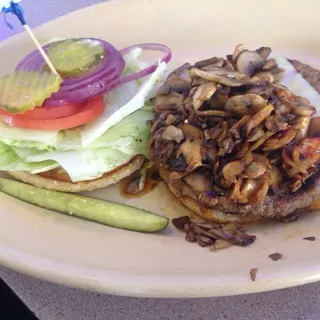 Mushroom Swiss Burger