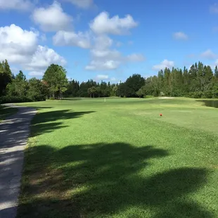 Decent public course in gated community.