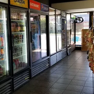 the inside of a grocery store