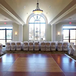 Spacious enough for a dance floor to be added.