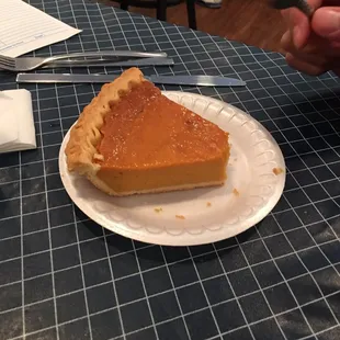 Pumpkin pie, some of the best!