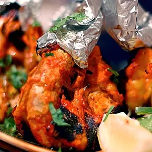 food, chicken wings and fried chicken