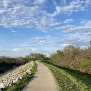 Walking/biking trail in the City of Halstead