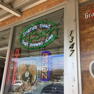 a view of the outside of a bar