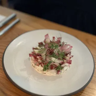 Amberjack crudo fishless substitute - @rayz