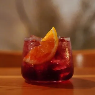 bitter blood orange spritz