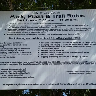 Rules. Park hours: 7 a.m.-11 p.m.