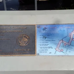 Cultural Corridor plaque; dedicated 2011.