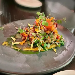 Crab cake (only 1 but yummy, shared with my Hb.)