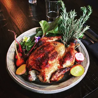 Fall Spiced Half Roasted Chicken