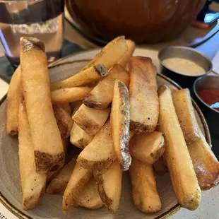Big and nice fries.
