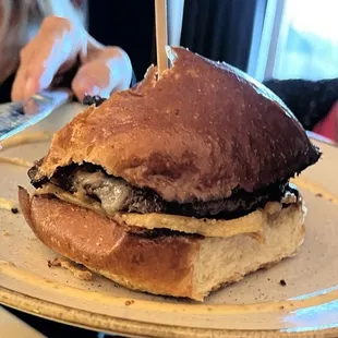 Smash burger.  Very good.
