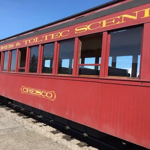 Our car on the Cumbres Toltec