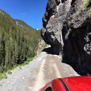 Jeep ride at Ouray Colorado