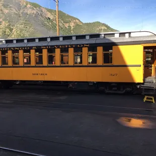 Our car on Durango-Silverton train