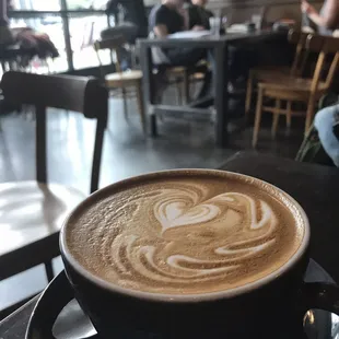 Yummy latte. And pretty too