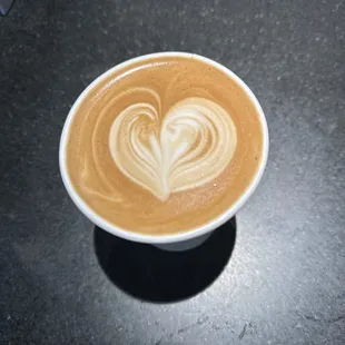 Vanilla oat latte