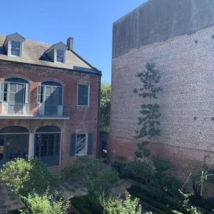 The house from the enslaved quarter balcony