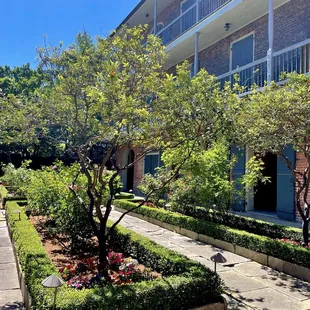 Slave quarters and garden