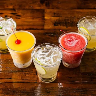 Topshell margaritas, mango and strawberry