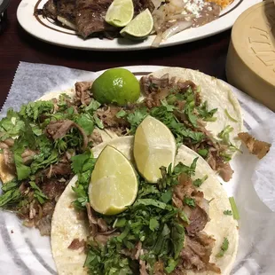 Bistec de Asada  Carnitas Tacos