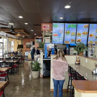 Counter and bar area