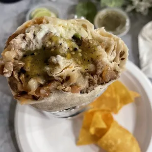 Carne asada burrito (no guac) - never disappoints!!!