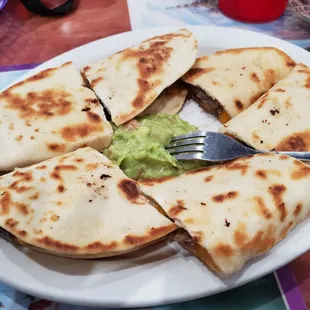 Beef fajita quesadillas