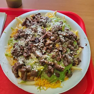 Carne asada fries