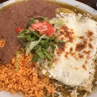 Enchiladas verdes