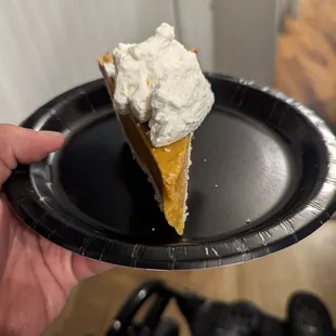 Undercooked pumpkin spice pie