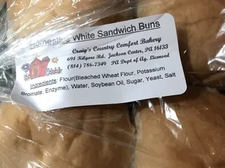 Craig's Country Comfort Bakery