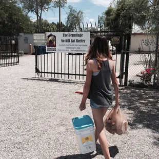 Feel free to bring donations! They have a wish list on their website.