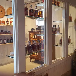 A shop as you enter the Barn8 Restaurant makes it easy to purchase some Bourbon or accessories to take home.