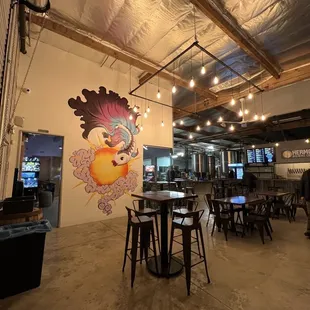 Awesome mural, awesome beer