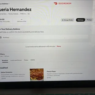 Food will be available starting this Tuesday 11/2/2021! Search at Taqueria Hernandez for door dash and inside store for takeout only !!