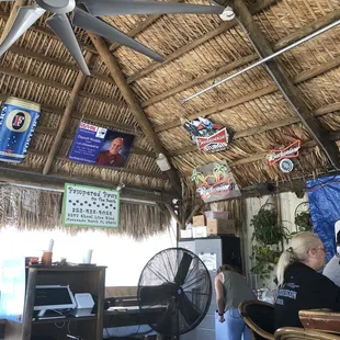 To go area in Tiki Bar