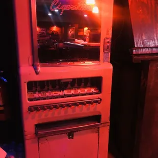 Vintage cigarette machine