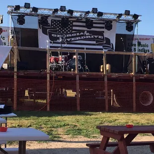 Georgia Overdrive&apos;s stage almost set up!