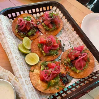 AHI TUNA TOSTADAS