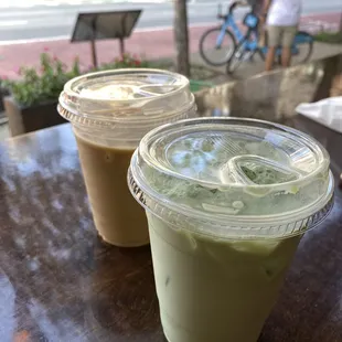 Delicious Iced Matcha Latte