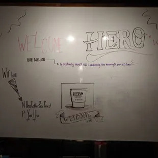 a whiteboard with writing on it