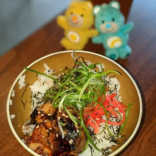 a bowl of rice and vegetables