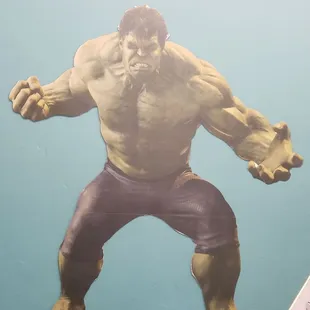 Little Hulk action back wall