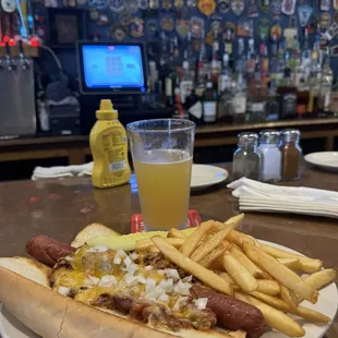 Foot Long Chili Cheese Dog
