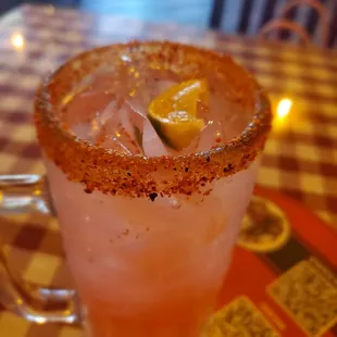 Your choice of tajin or salted rim. Order one and thank me later