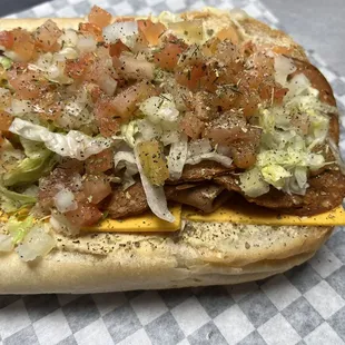 Plant Based fresh Made 187 "Italian" Subs. Using Prime Roots Kogi Deli Meats.