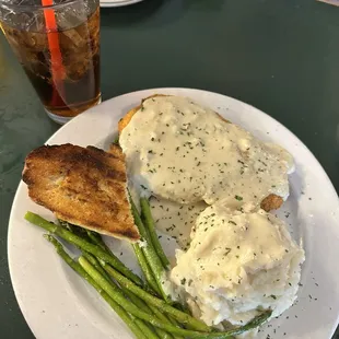 Special on the board today chicken fried chicken.