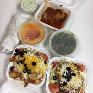Lunch for two and snacks left over...$28